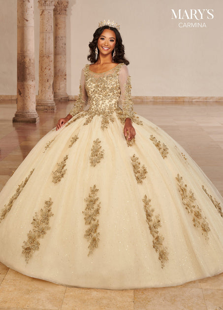 3/4 Sleeve Quinceanera Dress by Mary's ...